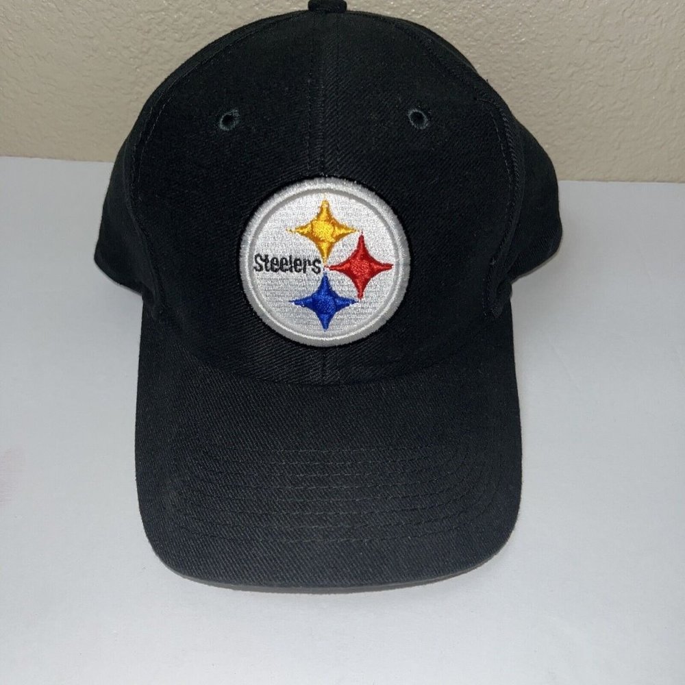 Pittsburgh Steelers Hat Reebok NFL Baseball Cap Hook And Loop Adjustable Cotton
